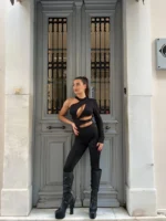 Midnight Cutout Jumpsuit