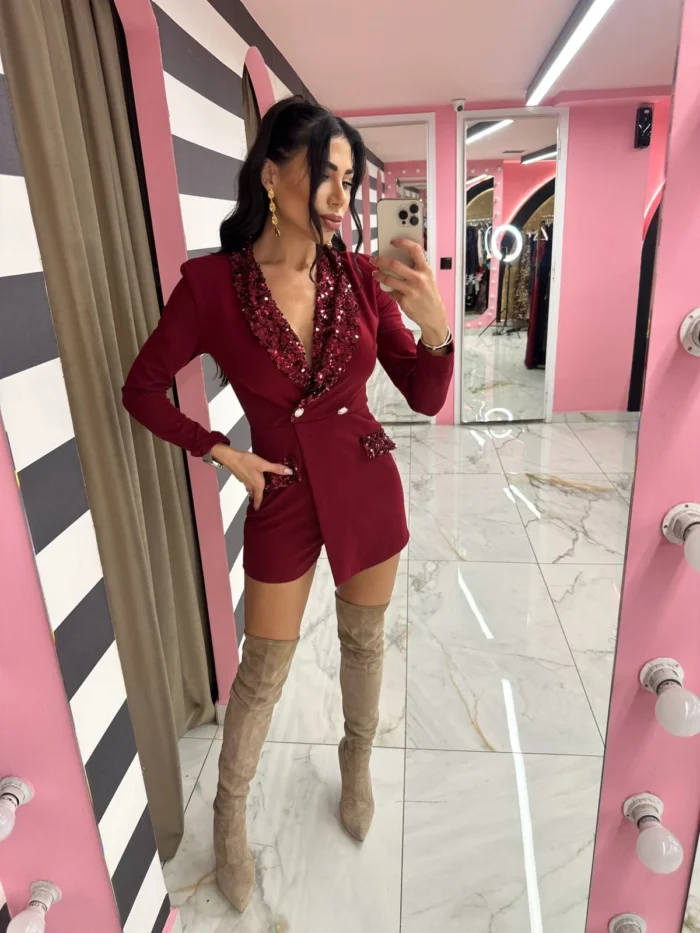 Red Velvet Spark Romper - Image 2