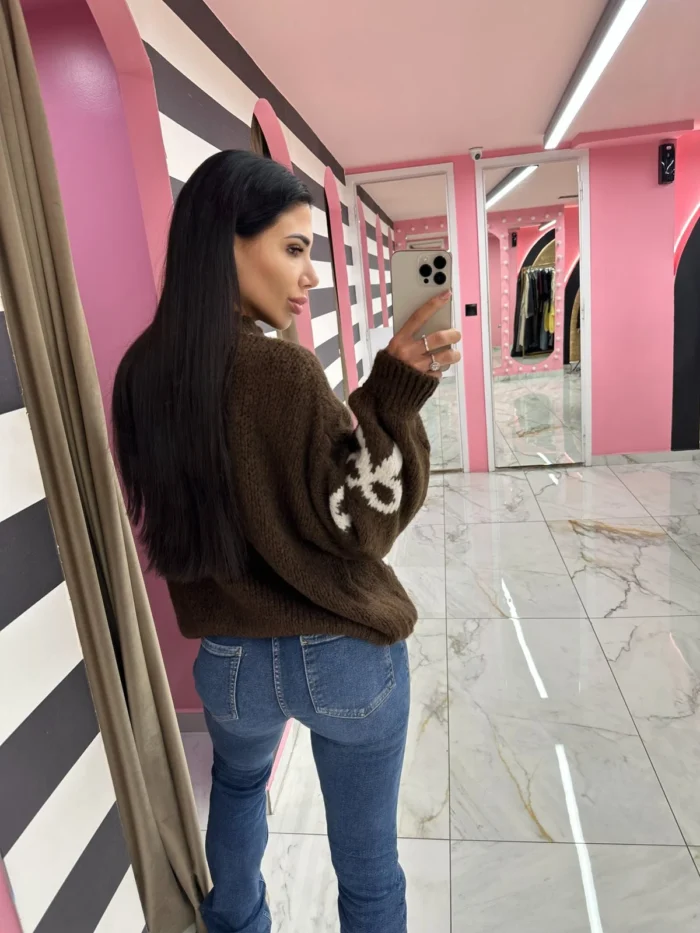 Bow Dream Sweater – Ταμπά - Image 2