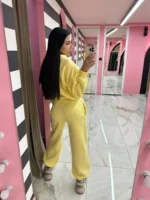 Cozy Zip Set – Κίτρινο - Image 2