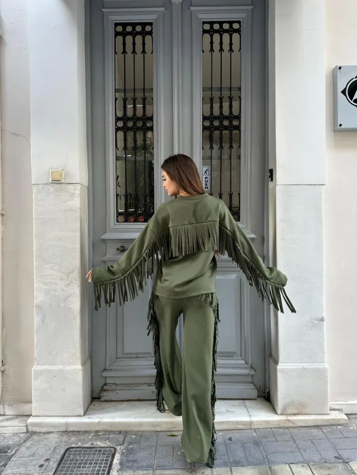 Wild Fringe Khaki Set - Image 3