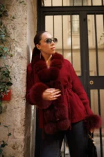 Bordeaux Fur Knit Luxe - Image 3