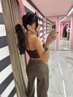 Mocha Lace Bustier - Image 2