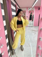 Cozy Zip Set – Κίτρινο