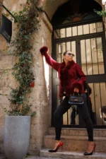 Bordeaux Fur Knit Luxe - Image 2