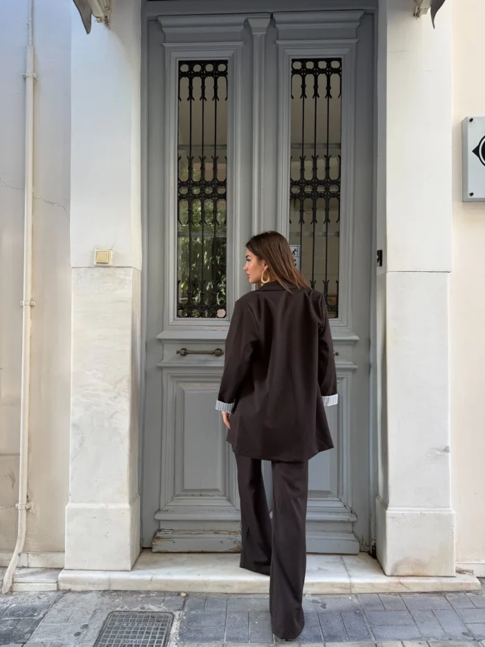 Cocoa Elegance Suit Set - Image 2