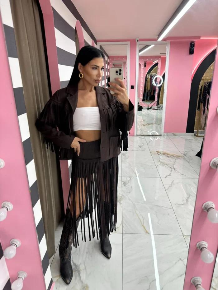 Western Spirit Jacket Brown - Image 3