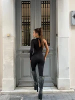 Midnight Cutout Jumpsuit - Image 2