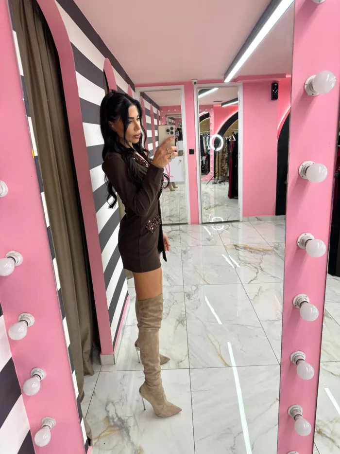 Mocha Luxe Romper - Image 2