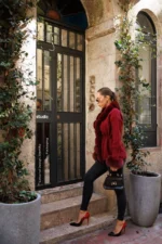 Bordeaux Fur Knit Luxe - Image 4