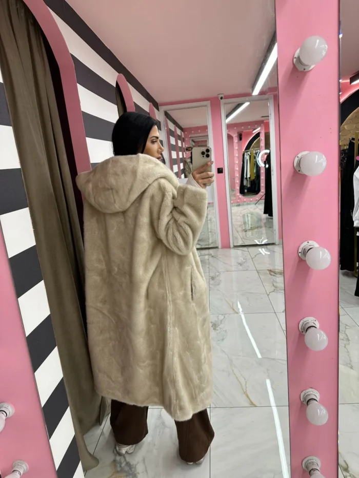 Μπεζ/Cream Γούνα – “Vanilla Cloud” - Image 2