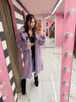 Lavender Dream Fur Coat