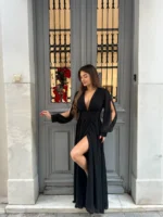 Black Elegance Maxi Dress