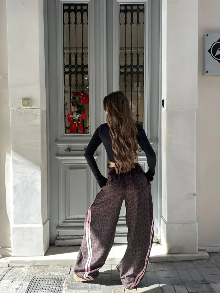 Leopard Track Pants - Image 2