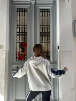 Kitty Denim Hoodie - Image 2