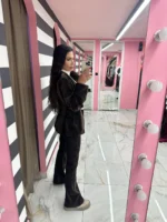 Mocha Velvet Suit - Image 2