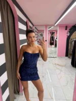 Royal Blue Shine Dress