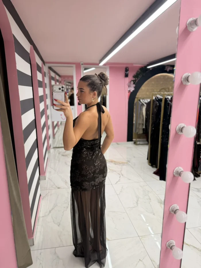 Mocha Glow Maxi Dress - Image 2