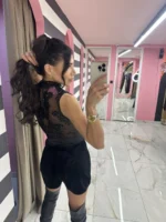 Κορμάκι  Lace Muse  – Μαύρο - Image 2