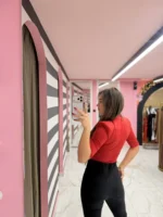 Red Confidence Bodysuit - Image 2