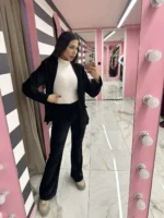 Black Icon Velvet Suit