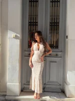 Ivory Grace Maxi Dress