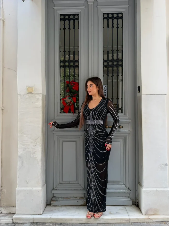 Sparkling Waves Maxi Dress - Image 2