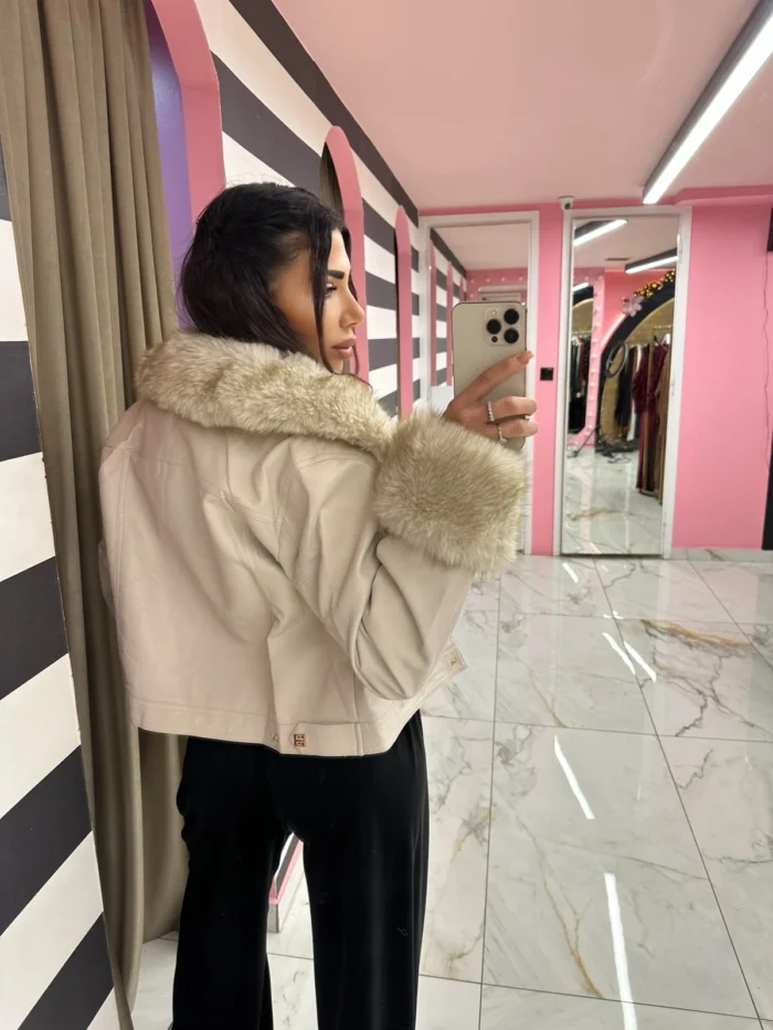 Fur Touch  – Μπεζ - Image 2
