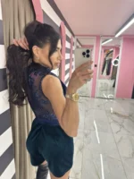 Κορμάκι  Lace Muse  – Μπλε - Image 2