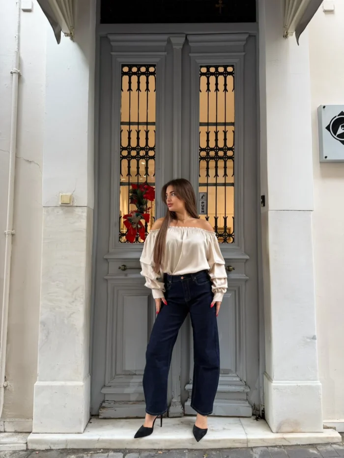 Champagne Silk Top - Image 2