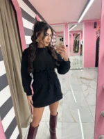 Black Corset Mini Dress