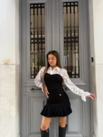 Lace Muse Top – Black