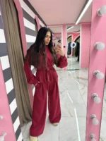 Σετ Φόρμα με Ζώνη & Φερμουάρ