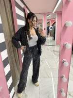 Πετροπλυμένη Φόρμα με Strass Λεπτομέρειες