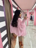 Blush Lace Jacket - Image 2