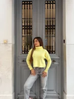 Butter Yellow Knit Top