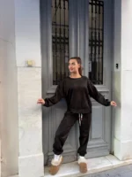 Velour Comfort Set – Black