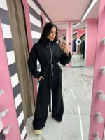 Σετ Φόρμα με Ζώνη & Φερμουάρ - Image 6