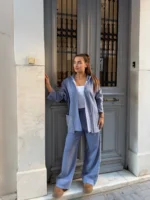 Spark Hoodie Set – Ice Grey