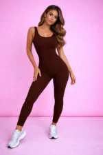 SculptFit Ribbed Jumpsuit - Image 2