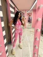 Pink Shape Boost Jumpsuit