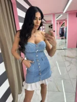 Denim Doll Mini Dress