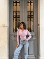 Soft Pink Twist Bodysuit