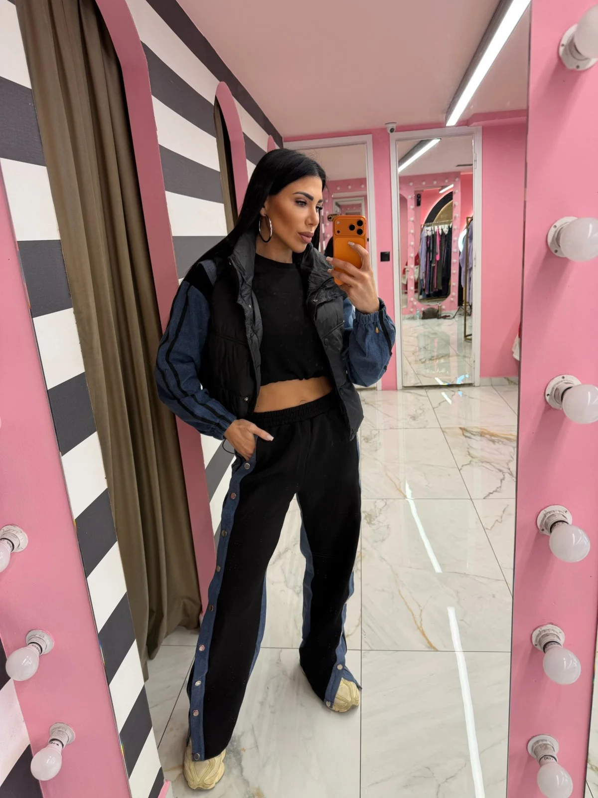 0-02-05-2a1621cea381ad41a507b4b3c30eac425cec16b515cf36ad963f9b292cbb8d57_22009596789 Street Mode Denim Combo Set - Image 1