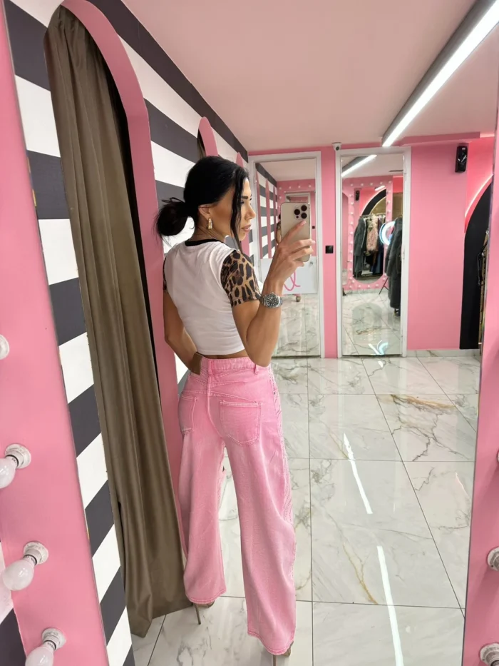 Pink Flow Denim - Image 2