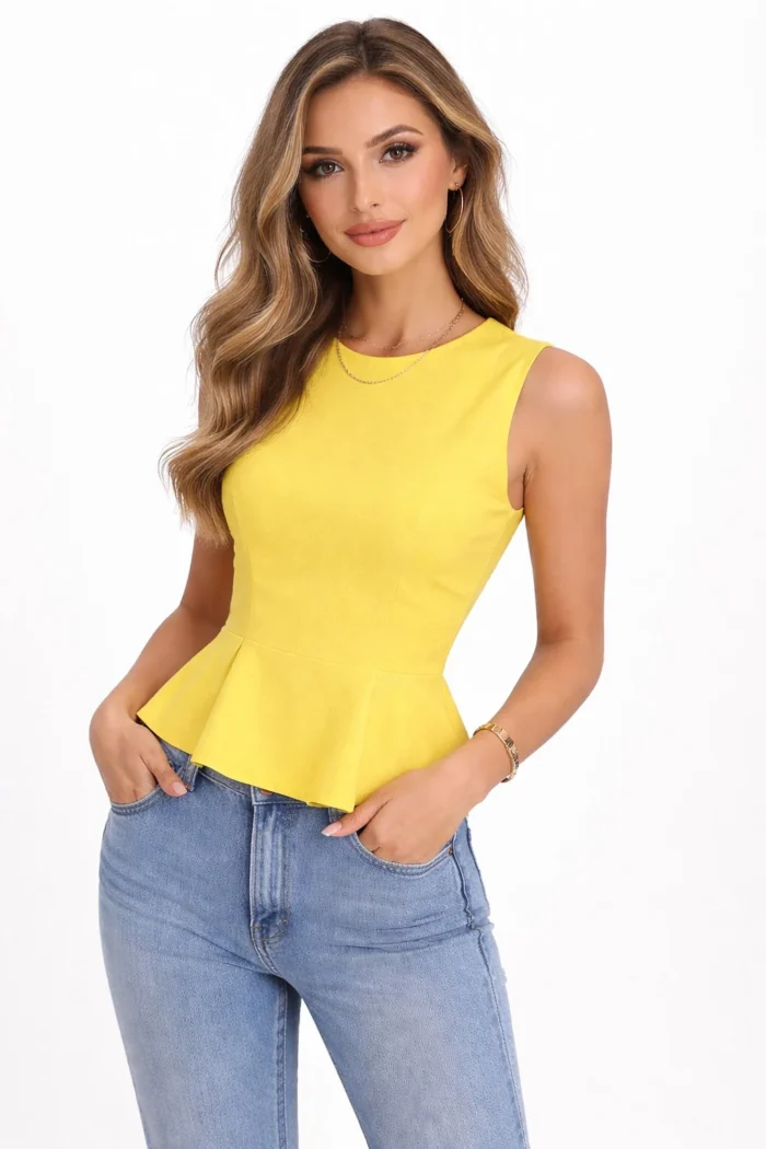 Essential Peplum Top - Image 4