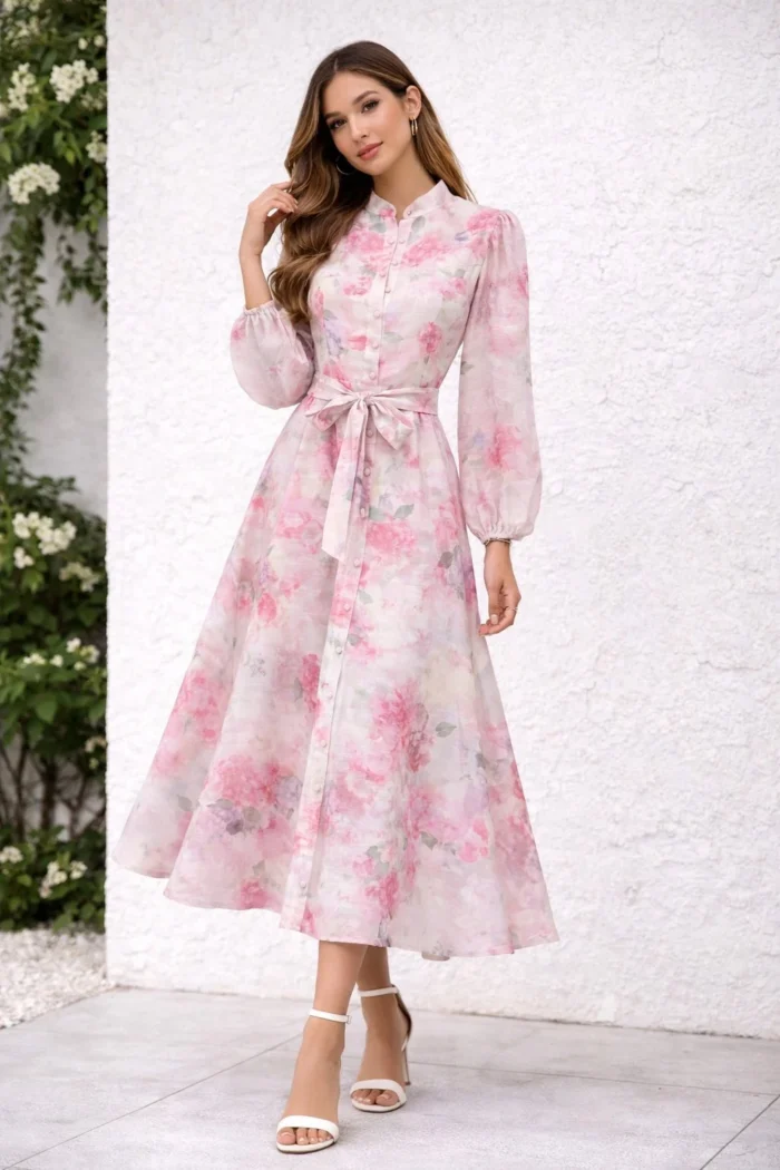 Romantic Bloom Maxi Dress - Image 5