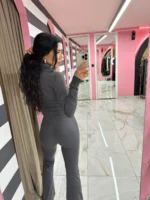 Sculpt Fit Zip Set – Grey - Image 2