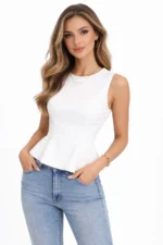 Essential Peplum Top - Image 2