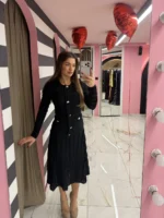 Elegant Knit Dress - Image 2